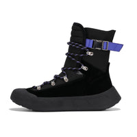 LOST IN ECHO Black Quilted Cotton Filled Three-Dimensional Printing Sports Boots | MADA IN CHINA