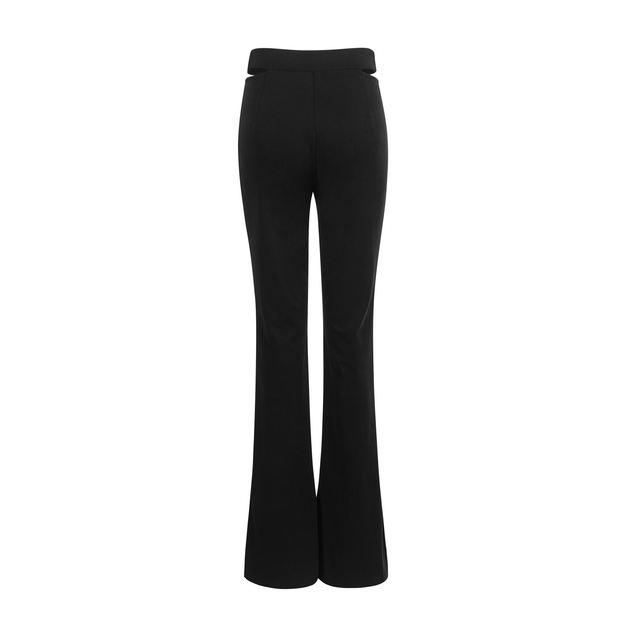 THREE QUARTERS Black Stretchy Flare Jeans | MADA IN CHINA