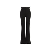 THREE QUARTERS Black Stretchy Flare Jeans | MADA IN CHINA