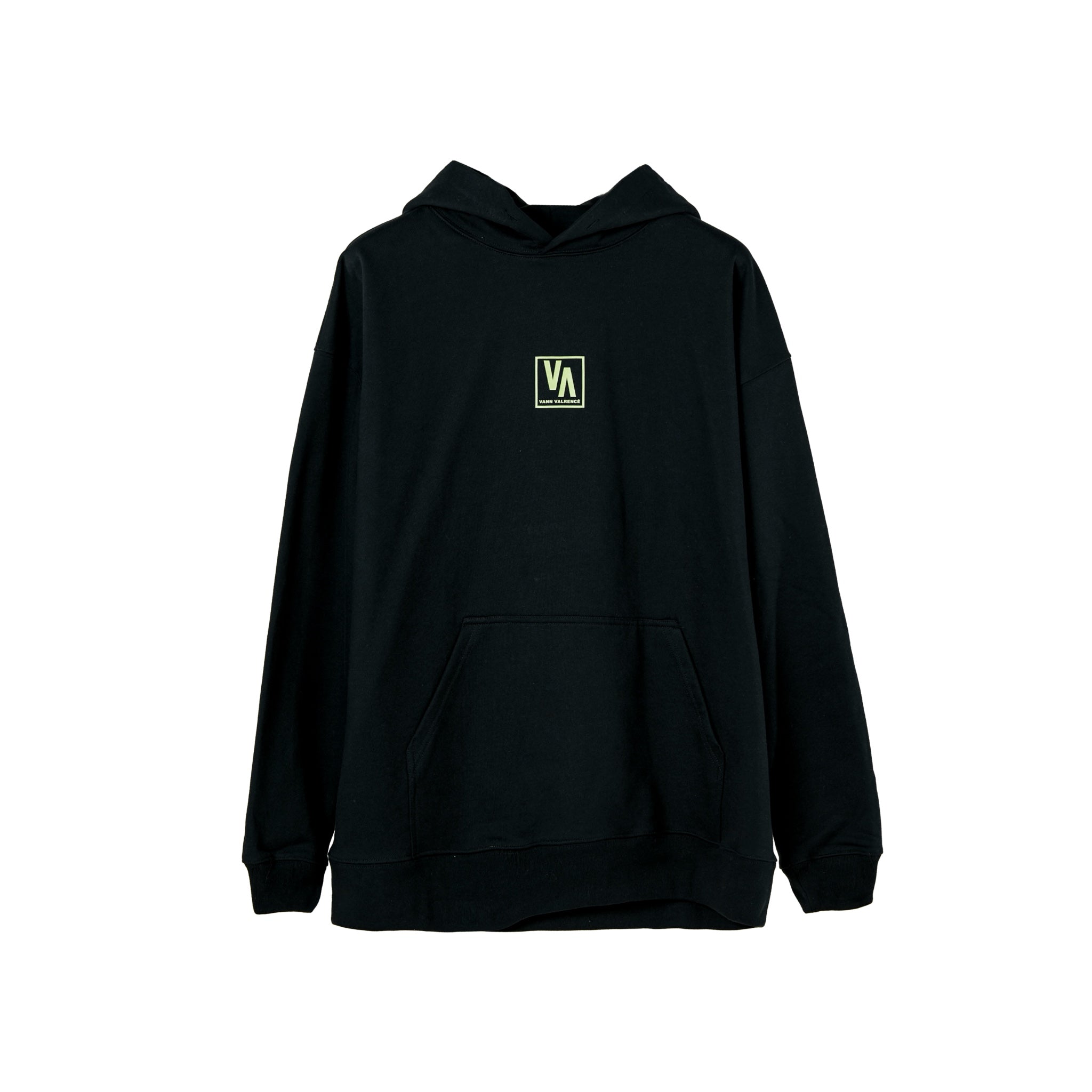 VANN VALRENCÉ Black Structure Combination Hoodie | MADA IN CHINA
