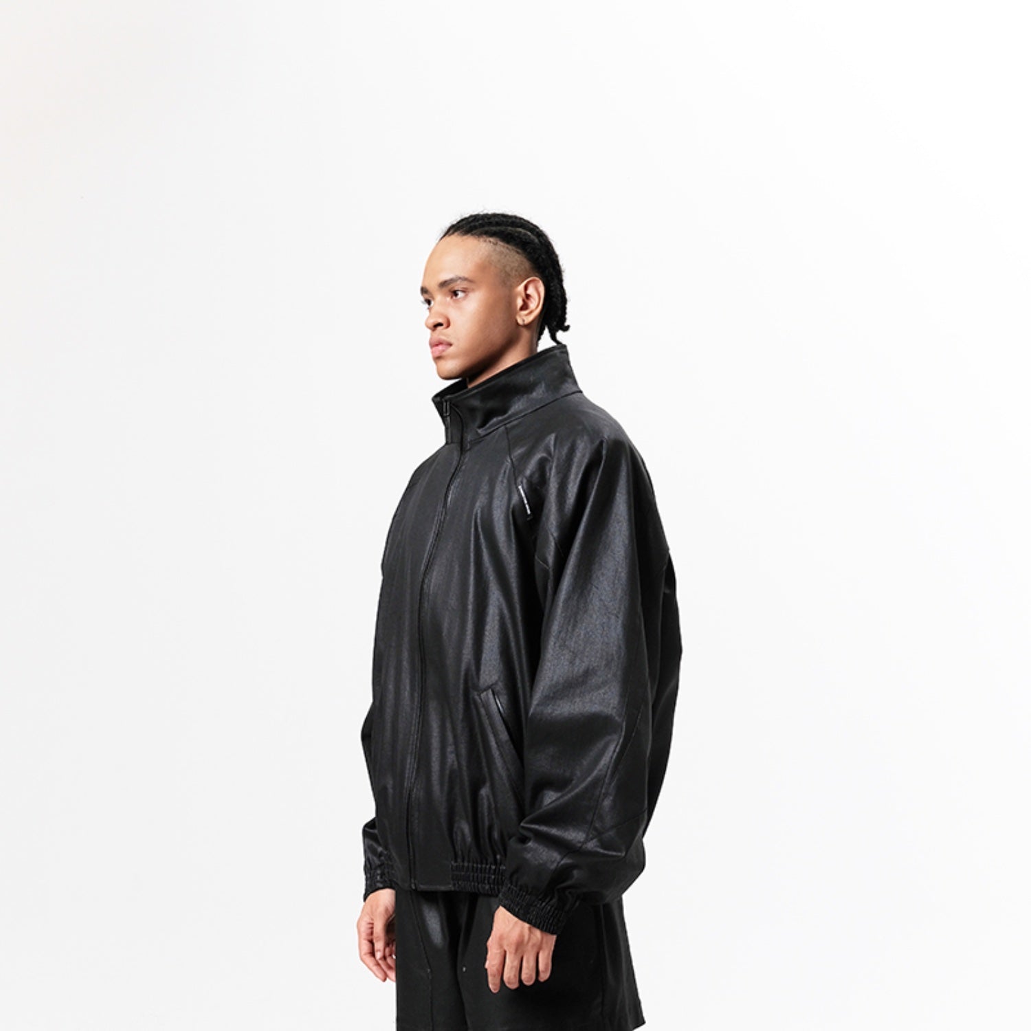 VANN VALRENCÉ Black The Dark Abyss Coated Jacket | MADA IN CHINA