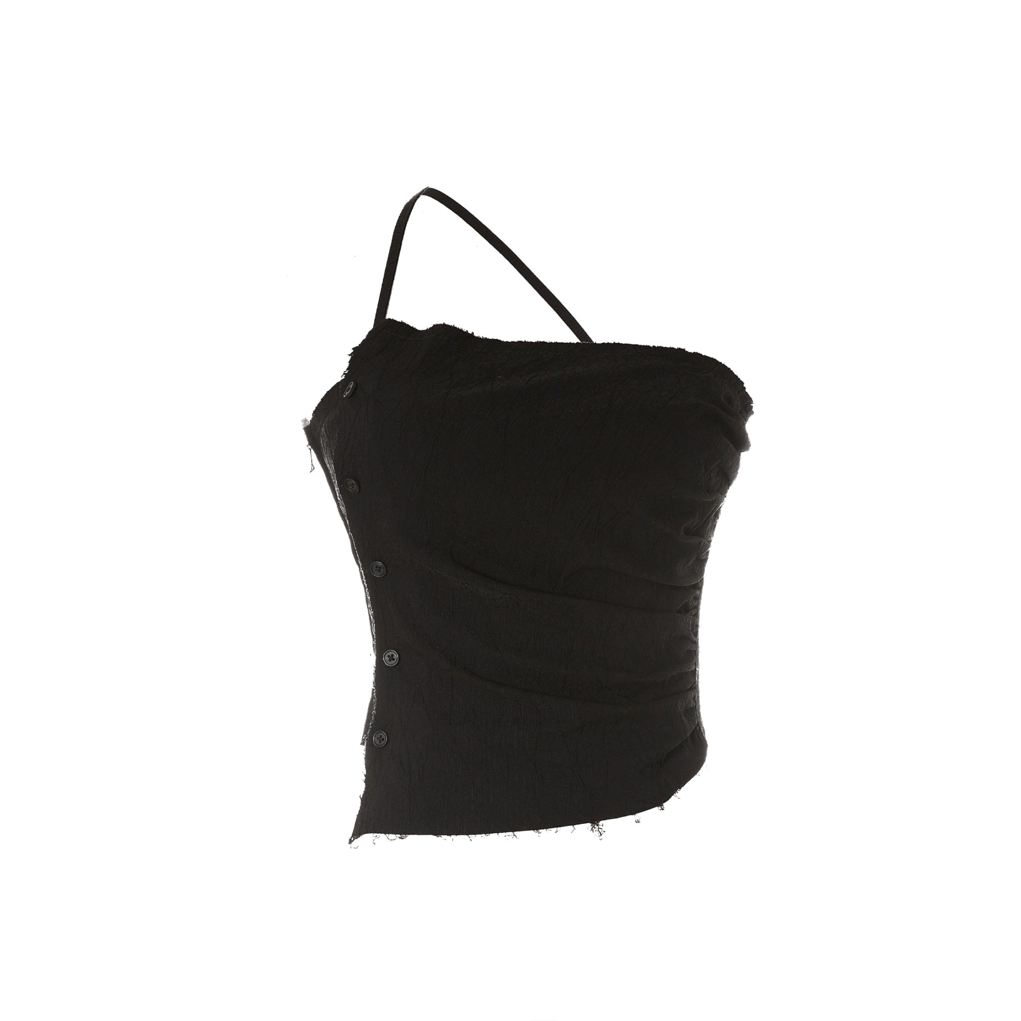 ELYWOOD Black Tube Top With Strap | MADA IN CHINA