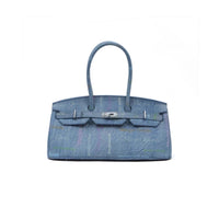 MARGIN GOODS Blue Coded Print Common Bag | MADA IN CHINA