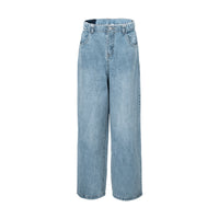 ANN ANDELMAN Blue Double Layer Jeans | MADA IN CHINA