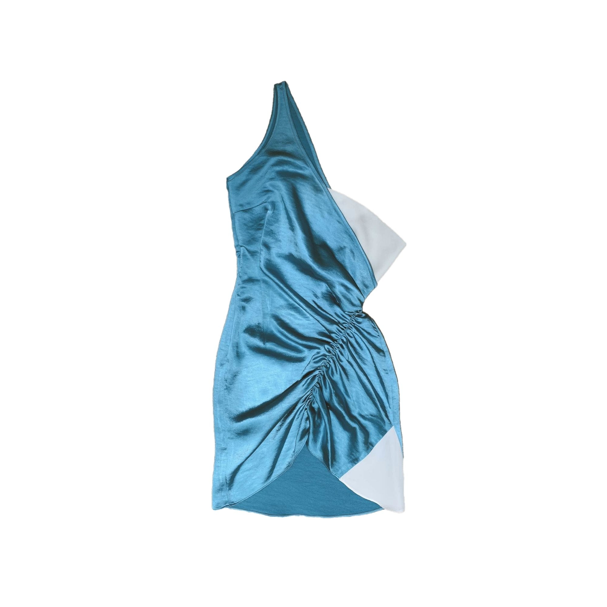 MASION.W Blue Panelled Dress | MADA IN CHINA