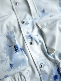 FENGCHEN WANG Blue Printing Jacket | MADA IN CHINA