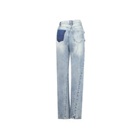 ANN ANDELMAN Blue Twisted Jeans | MADA IN CHINA