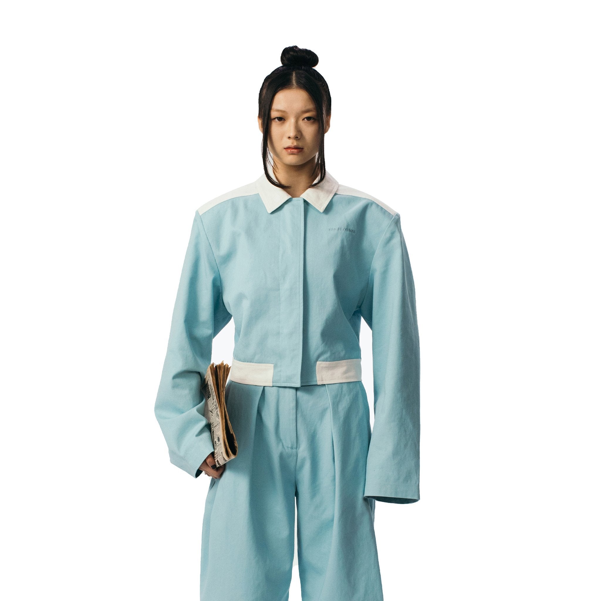ANN ANDELMAN Blue Work Jacket | MADA IN CHINA