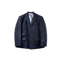 UNAWARES Brand Monogram Single Breasted Suit | MADA IN CHINA