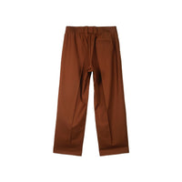 UNAWARES Brown Loose Fit Brown Trousers with 3D Pants Line | MADA IN CHINA