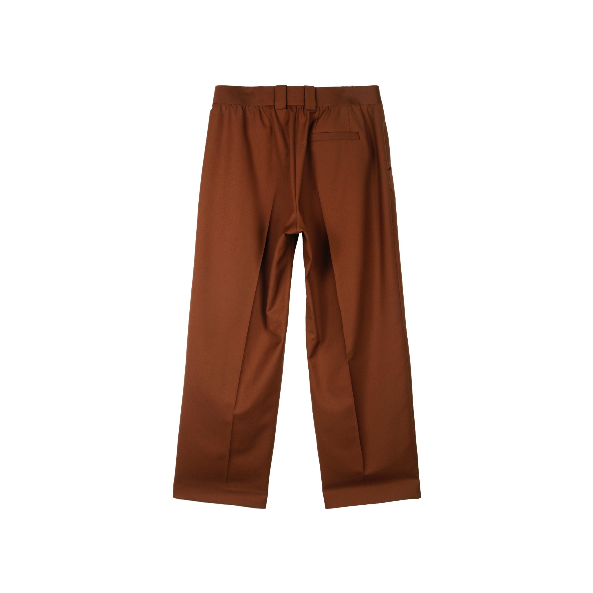 UNAWARES Brown Loose Fit Brown Trousers with 3D Pants Line | MADA IN CHINA