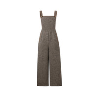 DIANA VEVINA Brown Scented Overalls | MADA IN CHINA