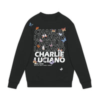 CHARLIE LUCIANO Butterfly Logo Sweater Black | MADA IN CHINA
