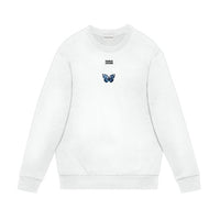 CHARLIE LUCIANO Butterfly Logo Sweater White | MADA IN CHINA