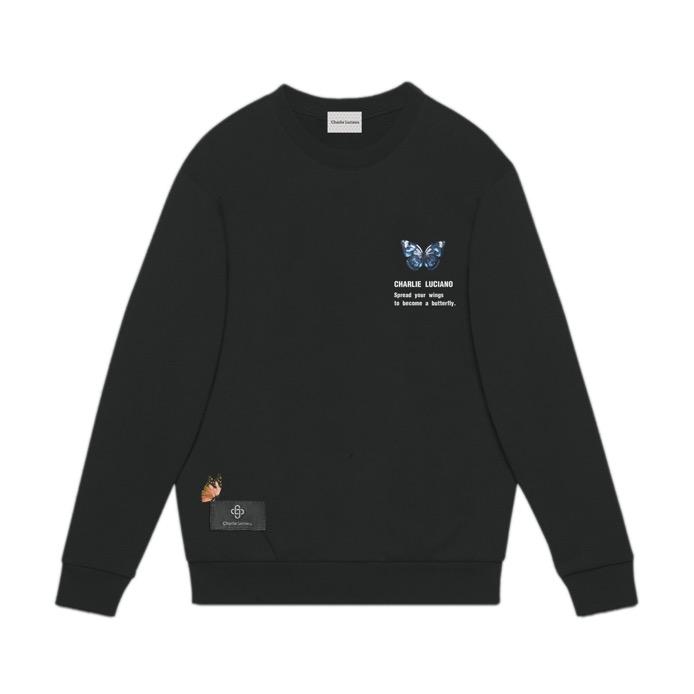 CHARLIE LUCIANO Butterfly Tag Sweater | MADA IN CHINA