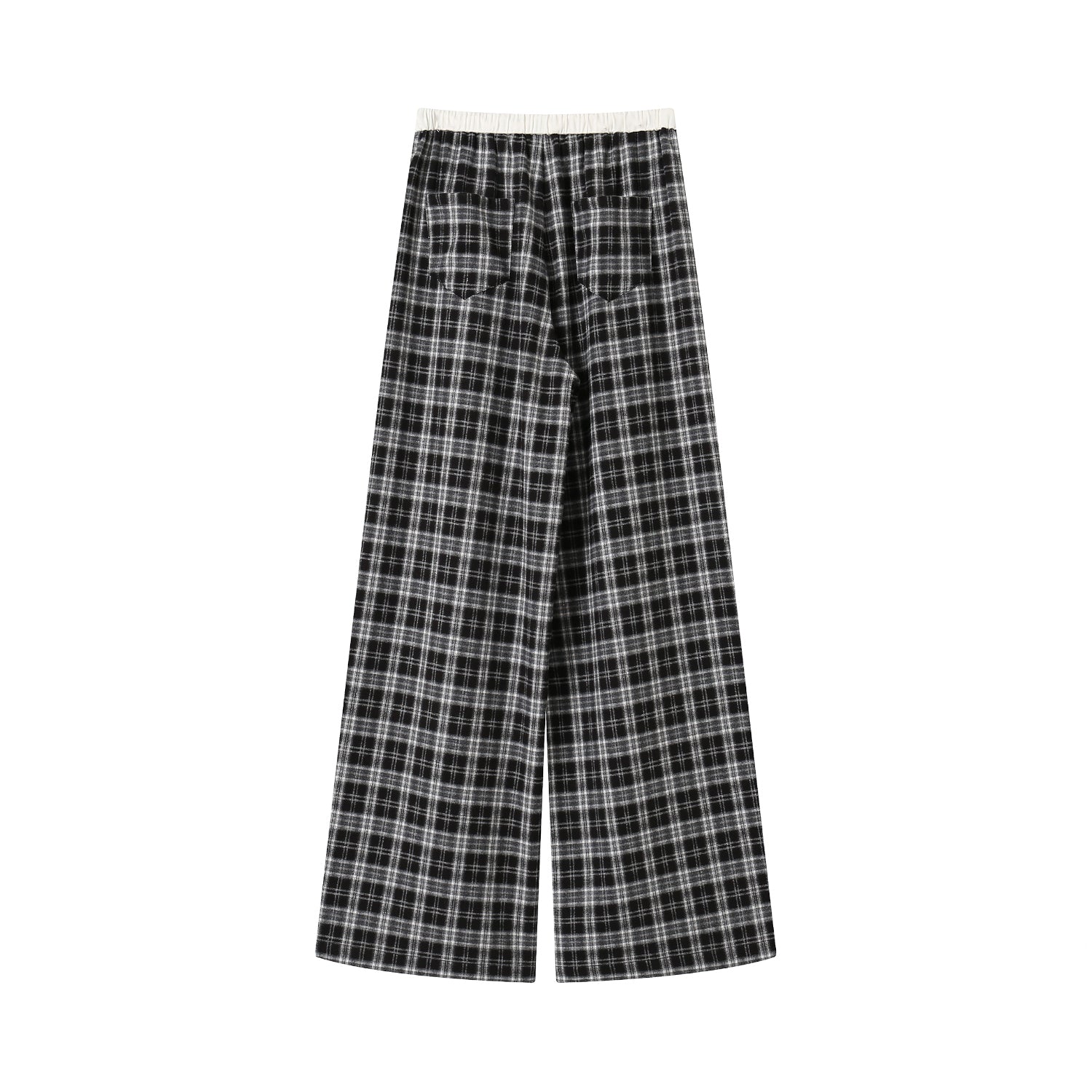 SOMESOWE Checkered Long Casual Pants | MADA IN CHINA