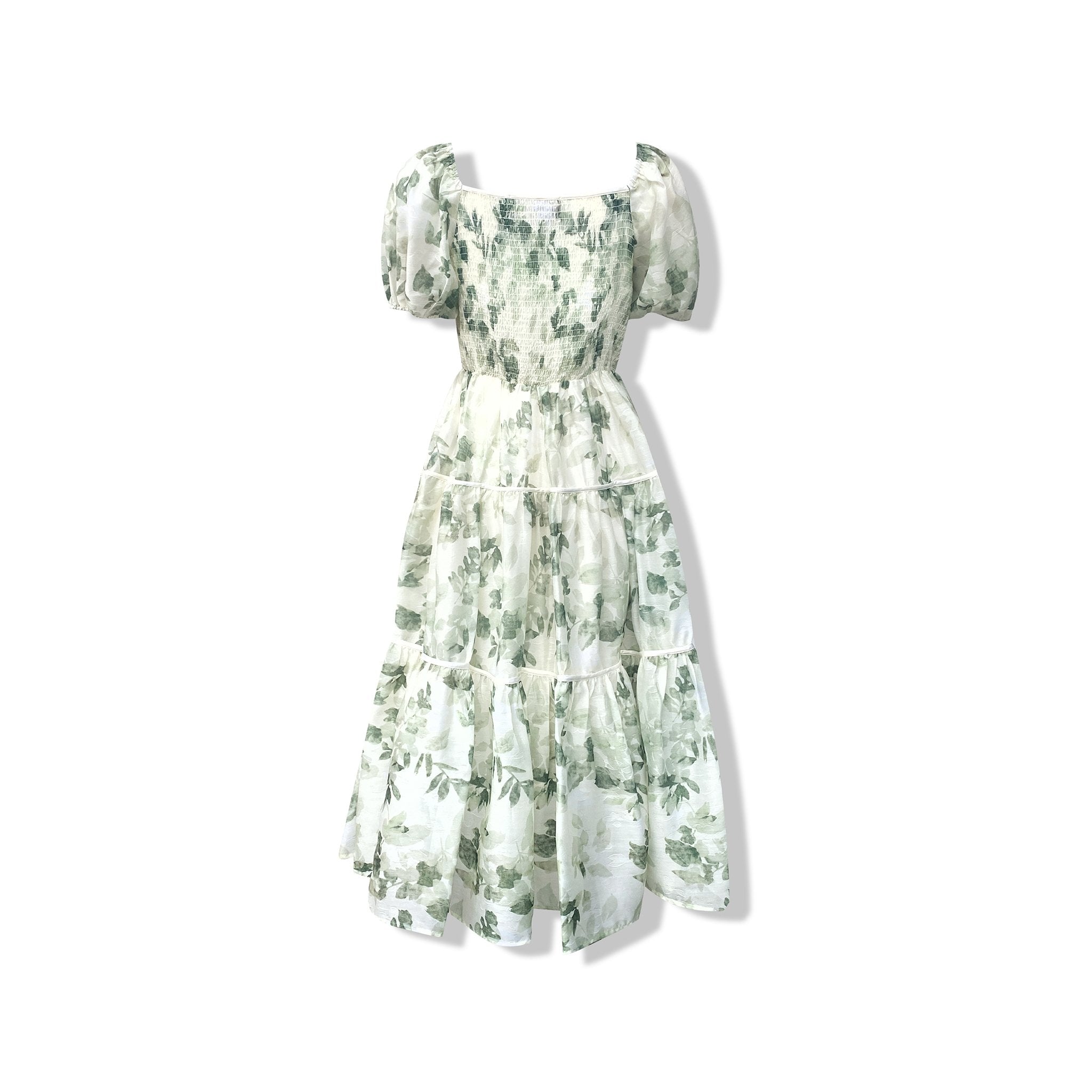 AIMME SPARROW Chiffon Floral Dress | MADA IN CHINA