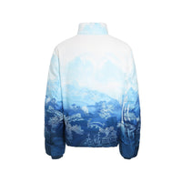 FENGCHEN WANG Chinese Painting Printed Puffer Jacket | MADA IN CHINA