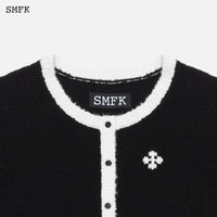 SMFK College Classical Knitted Short Cardigan | MADA IN CHINA