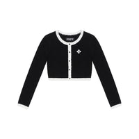 SMFK College Classical Knitted Short Cardigan | MADA IN CHINA