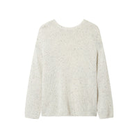 SOMESOWE Colour Dot Wool Cloud Sweater White | MADA IN CHINA