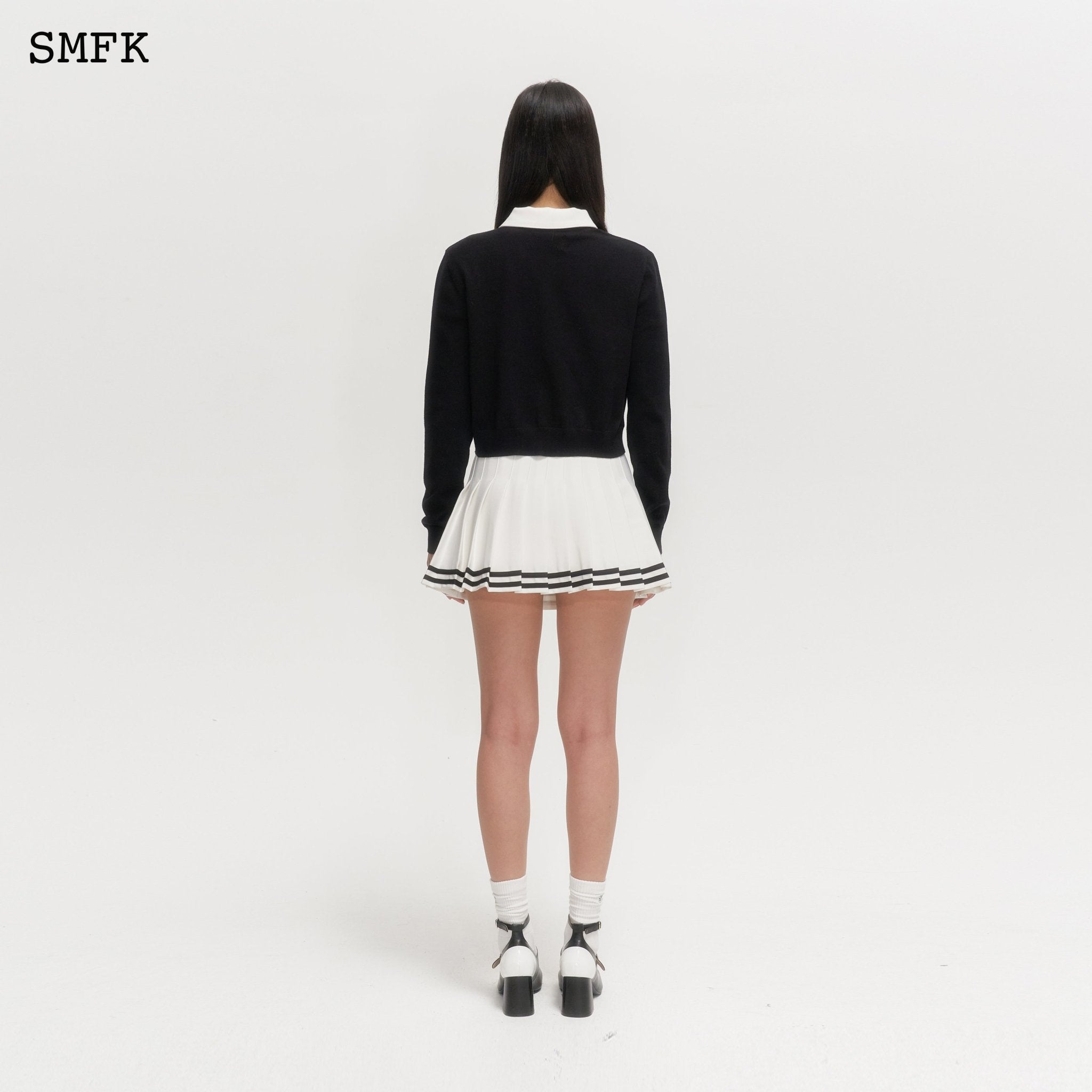 SMFK Compass Academy Black Knitted Cardigan | MADA IN CHINA