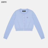 SMFK Compass Academy Blue Knitted Cardigan | MADA IN CHINA