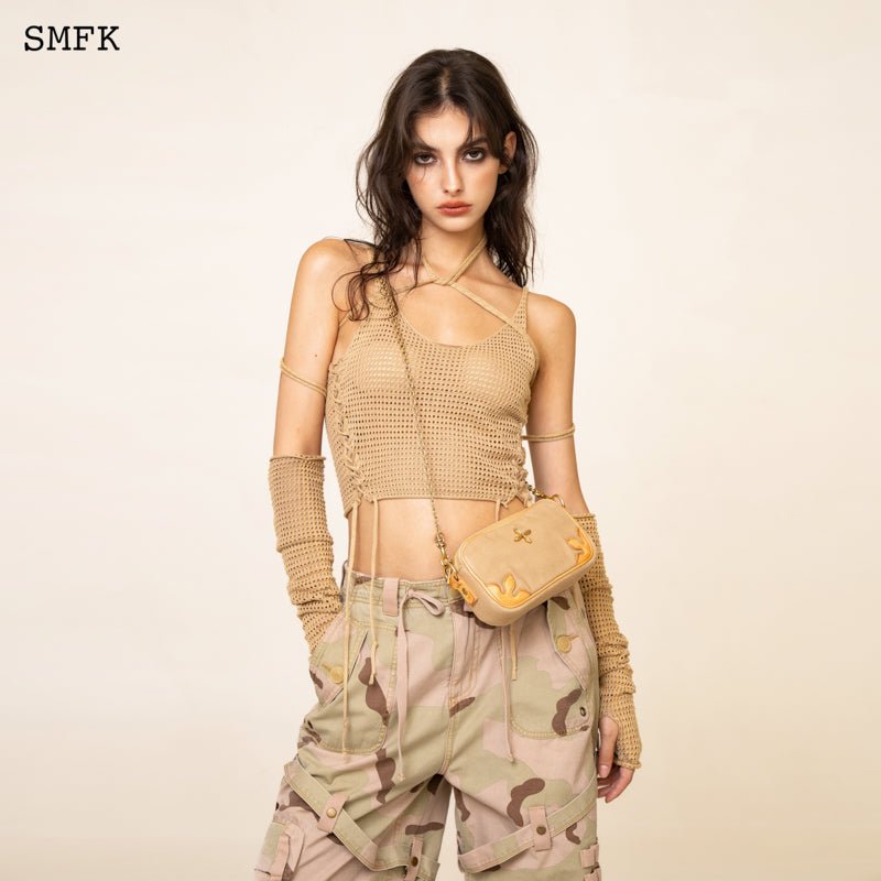 SMFK Compass Adventure Wheat Shoulder Bag With Chain | MADA IN CHINA