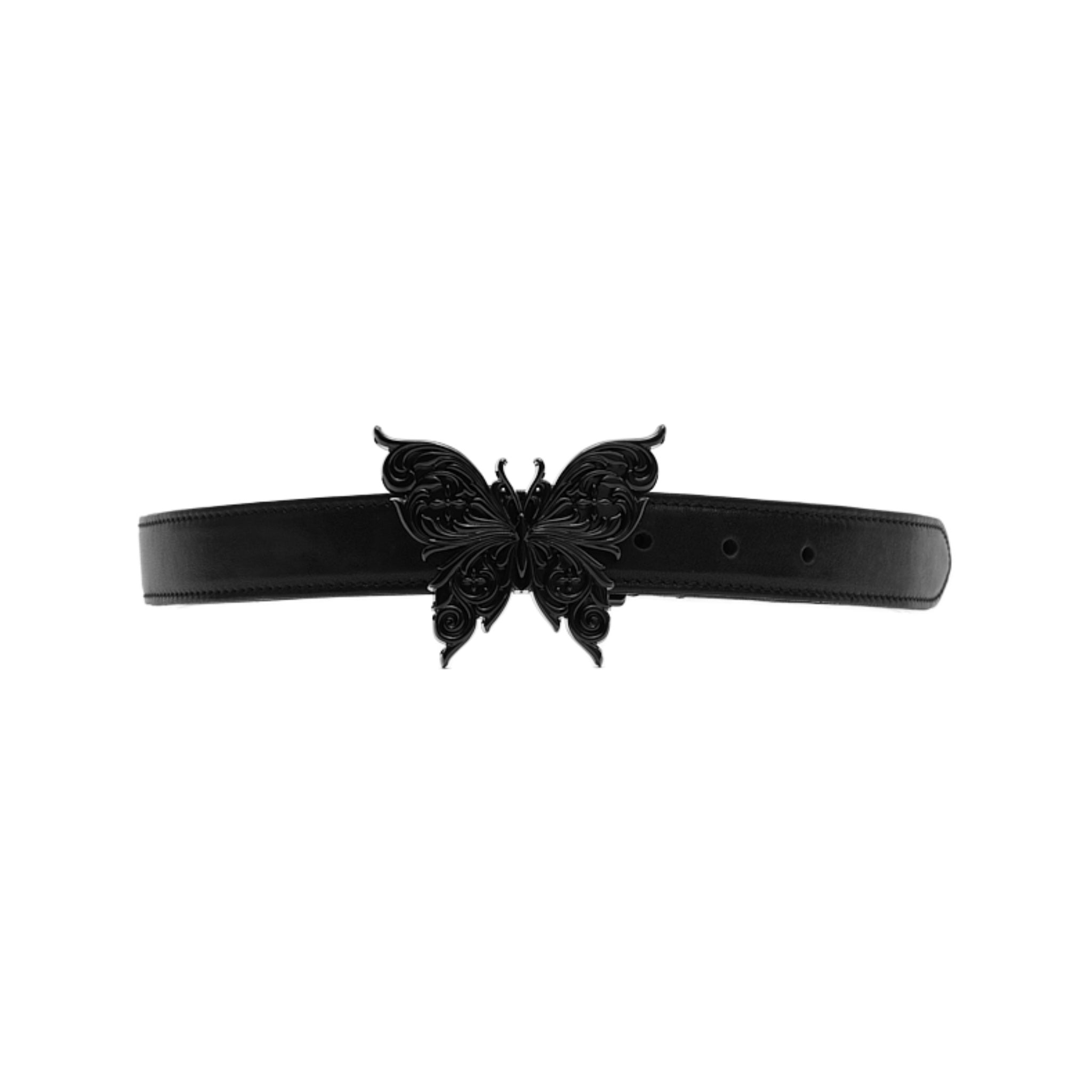 SMFK Compass Butterfly Vintage Belt Black | MADA IN CHINA