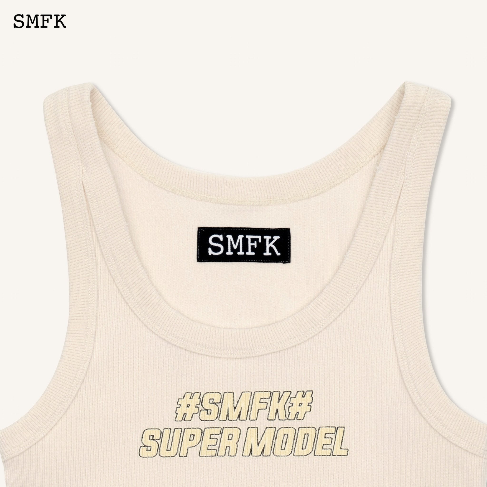 SMFK Compass Campus Vintage Cream Sport Vest | MADA IN CHINA