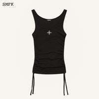 SMFK Compass Classic Shutter Sporty Vest In Black | MADA IN CHINA