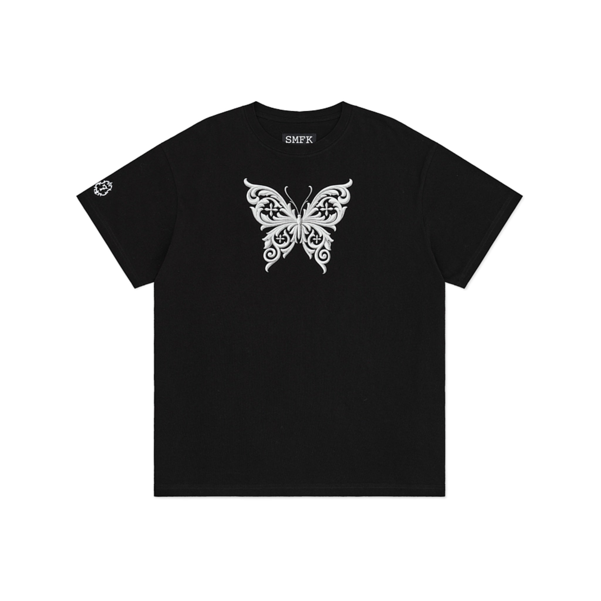 SMFK Compass Crested Butterfly Wide-Fitting Tee | MADA IN CHINA