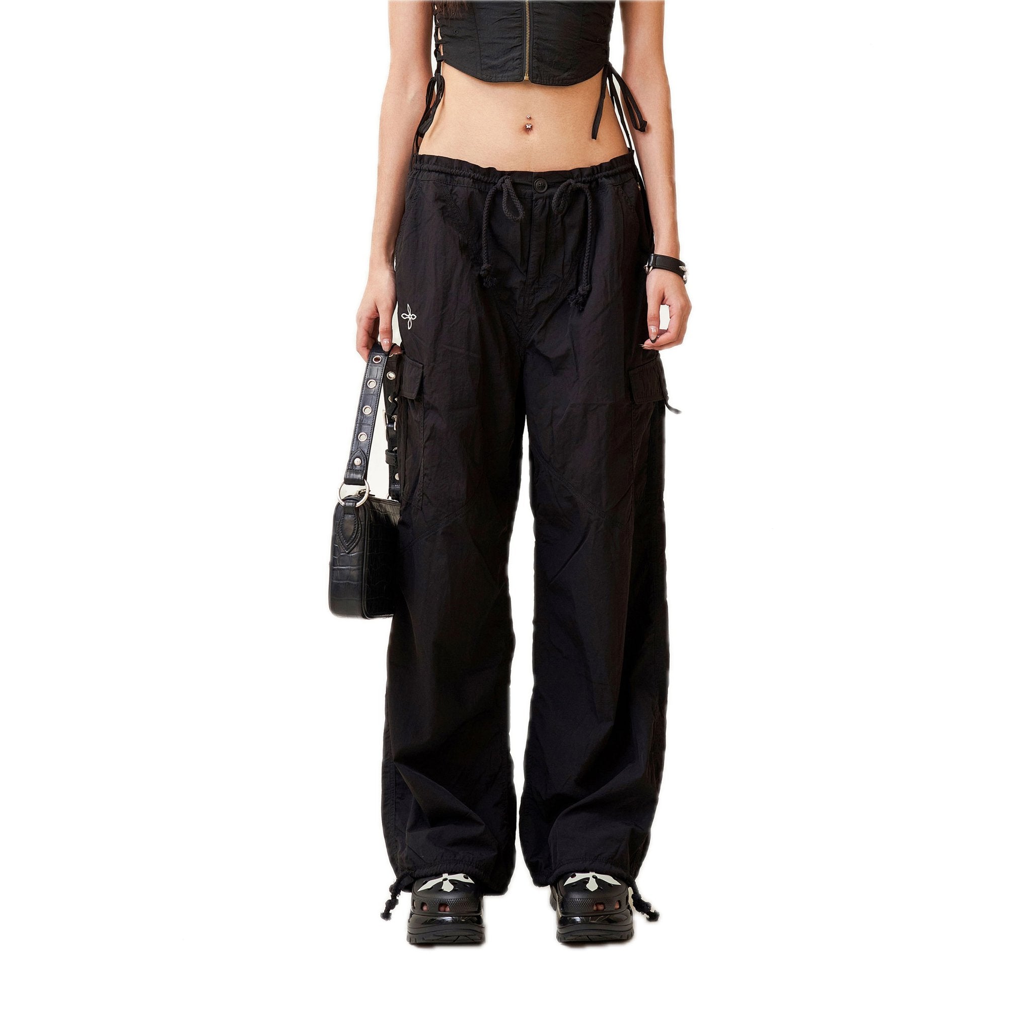 SMFK Compass Cross Classic Paratrooper Pants In Black | MADA IN CHINA