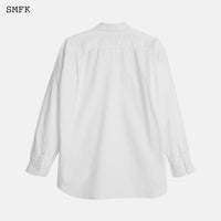 SMFK Compass Cross Classic Shirt Sky White | MADA IN CHINA
