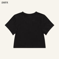 SMFK Compass Cross Classic Sporty Tights Tee In Black | MADA IN CHINA