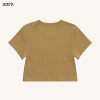 SMFK Compass Cross Classic Sporty Tights Tee In Green | MADA IN CHINA
