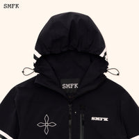 SMFK Compass Cross DNA Ski Snow Jacket In Black | MADA IN CHINA