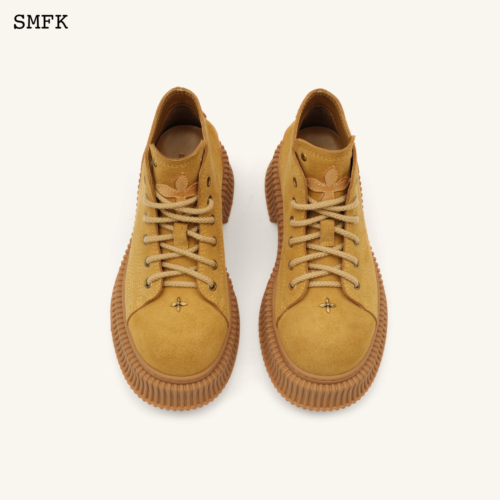 SMFK Compass Cross Low-Top Gingerbread Desert Boots | MADA IN CHINA