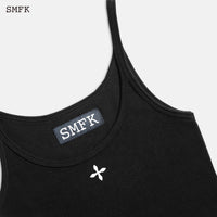 SMFK Compass Cross Retro Sports Undershirt Midnight Black | MADA IN CHINA