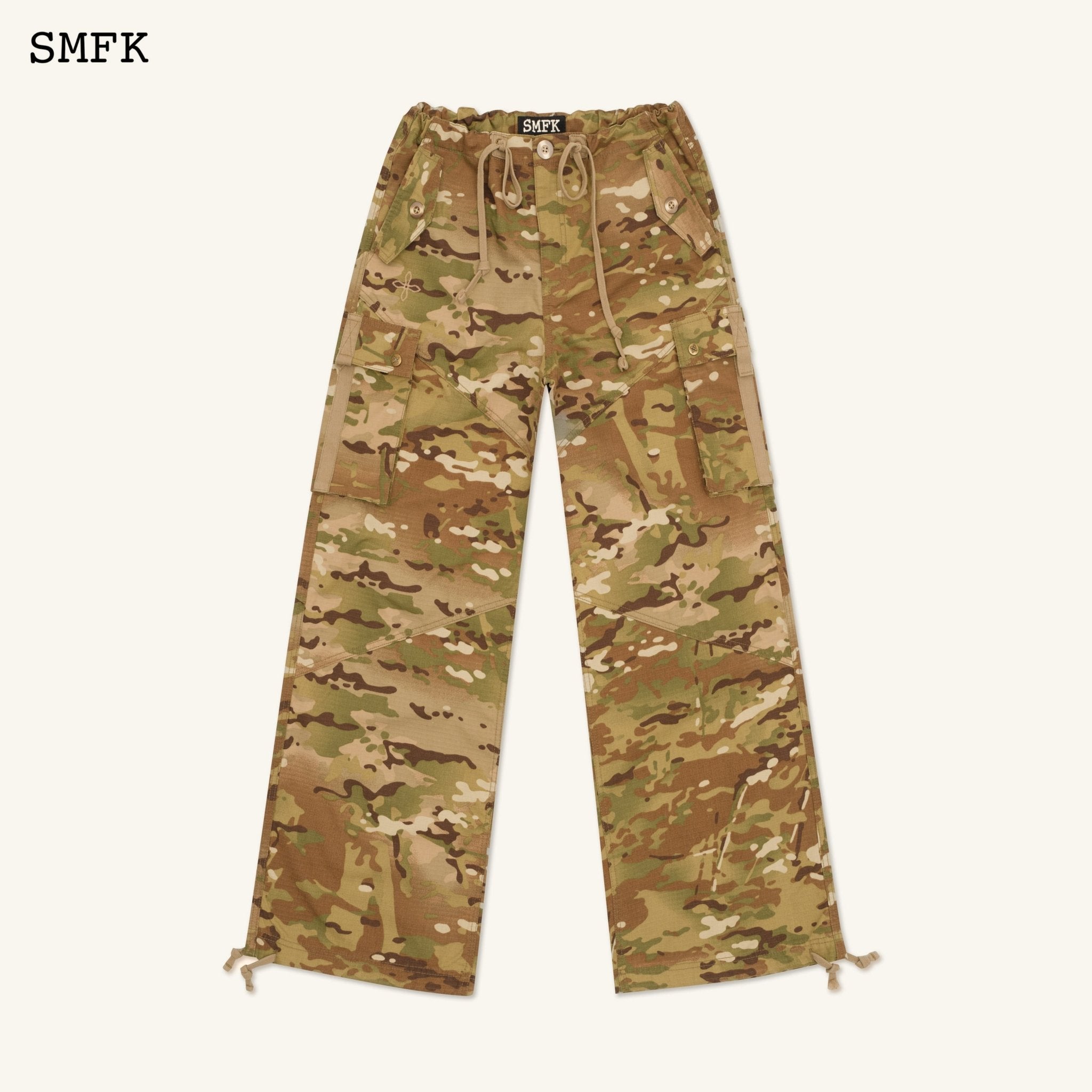 SMFK Compass Forest Camouflage Retro Paratrooper Pants | MADA IN CHINA