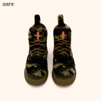 SMFK Compass Green Camouflage Desert Boots | MADA IN CHINA