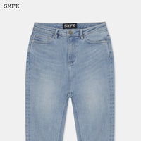 SMFK Compass High Waist Blue Jeans | MADA IN CHINA