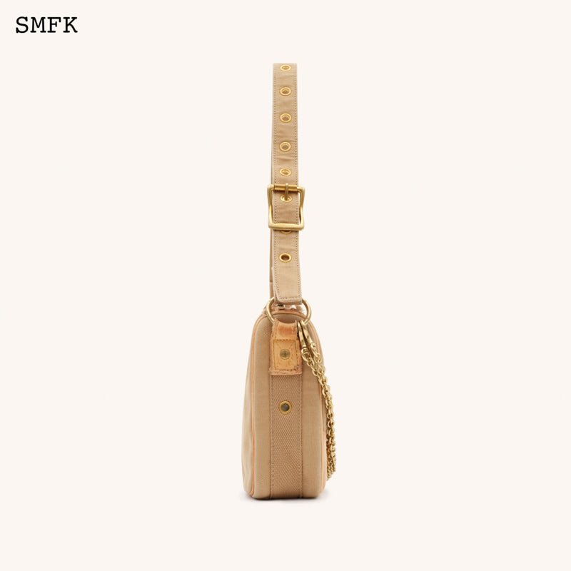 SMFK Compass Large Kitty Shoulder Bag In Wheat | MADA IN CHINA