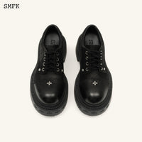 SMFK Compass Rider Derbys Boots In Black | MADA IN CHINA