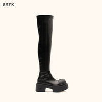 SMFK Compass Rider High Boots In Black | MADA IN CHINA