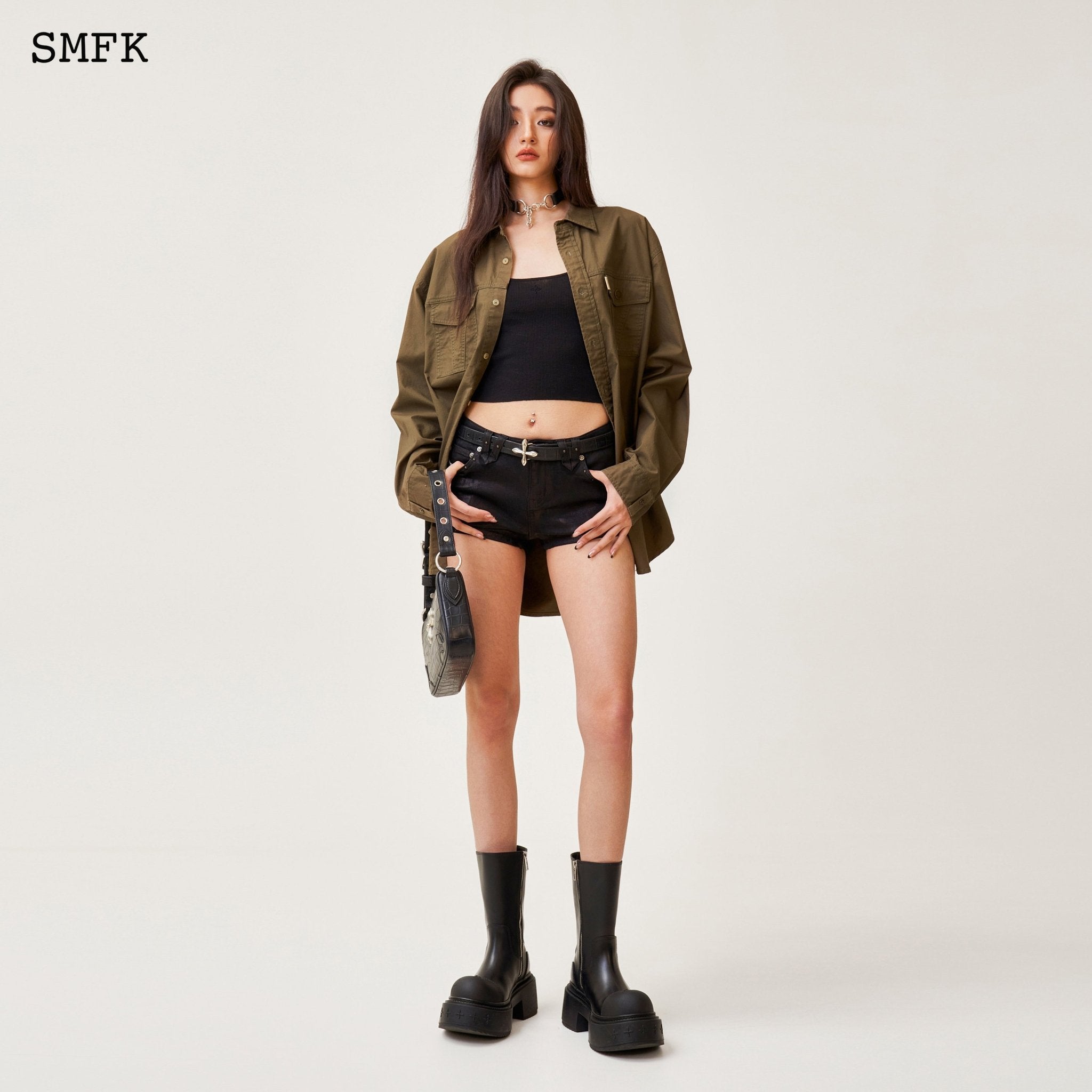 SMFK Compass Rider Low Boots In Black | MADA IN CHINA