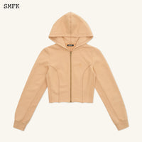 SMFK Compass Rove Stray Slim-Fit Hoodie In Sand | MADA IN CHINA