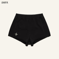 SMFK Compass Rove Stray Slim-Fit Sporty Shorts Black | MADA IN CHINA