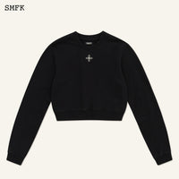 SMFK Compass Rush Slim Fit Sweatshirt Black | MADA IN CHINA