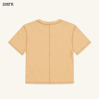 SMFK Compass Rush Slim-Fit Tee In Sand | MADA IN CHINA